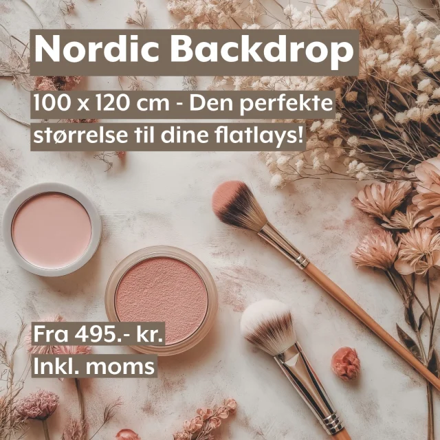 100 x 120 cm - Den perfekte størrelse til dine flatlays

Når du arbejder med flatlays, er formatet afgørende – og vores baggrunde i 100 x 120 cm er skabt til det. Størrelsen giver dig plads nok til styling, uden at det fylder for meget i dit setup.

Brug dem til madbilleder, produkter, content creation eller kreative styling-opgaver. Let at håndtere, nem at tørre af – og altid klar til næste shoot.

📞 +45 88 44 22 14
📧 support@nordicbackdrop.com
🌐 www.nordicbackdrop.com

#photoshoot #photographer #influencer #youtuber #background #nordicbackdrop #backdrop #recycled #genbrug  #fotobaggrund #photobackground #photobackdrop #fotoshooting #fotograf #fotohintergrund #wiederverwenden  #fotohintergrund #inlovewithgoodpictures #greenscreen #video  #greenscreenoverlays #green #greenscreenstudio #isome