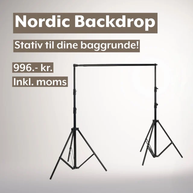 Solidt og transportabelt fotostativ – perfekt til dine backdrops!

Med vores stativ til baggrunde får du en smart og fleksibel løsning til studio og location:

✔ Kan justeres fra 120 cm til 305 cm i bredde og op til 280 cm i højde
✔ Leveres i en praktisk taske, så du nemt kan transportere det rundt
✔ Robust kvalitet, designet til at holde og give stabilitet til dit setup 

Vil du have mere ro, fleksibilitet og et rent look til dit shoot? Dette er løsningen for dig! Kontakt os gerne for rådgivning om stativ og backdrop-match.

📞 +45 88 44 22 14
📧 support@nordicbackdrop.com
🌐 https://nordicbackdrop.com/vare/fotostativ-til-dine-fotobaggrunde/

#photoshoot #photographer #influencer #youtuber #background #nordicbackdrop #backdrop #recycled #genbrug  #fotobaggrund #photobackground #photobackdrop #fotoshooting #fotograf #fotohintergrund #wiederverwenden  #fotohintergrund #inlovewithgoodpictures #greenscreen #video  #greenscreenoverlays #green #greenscreenstudio
