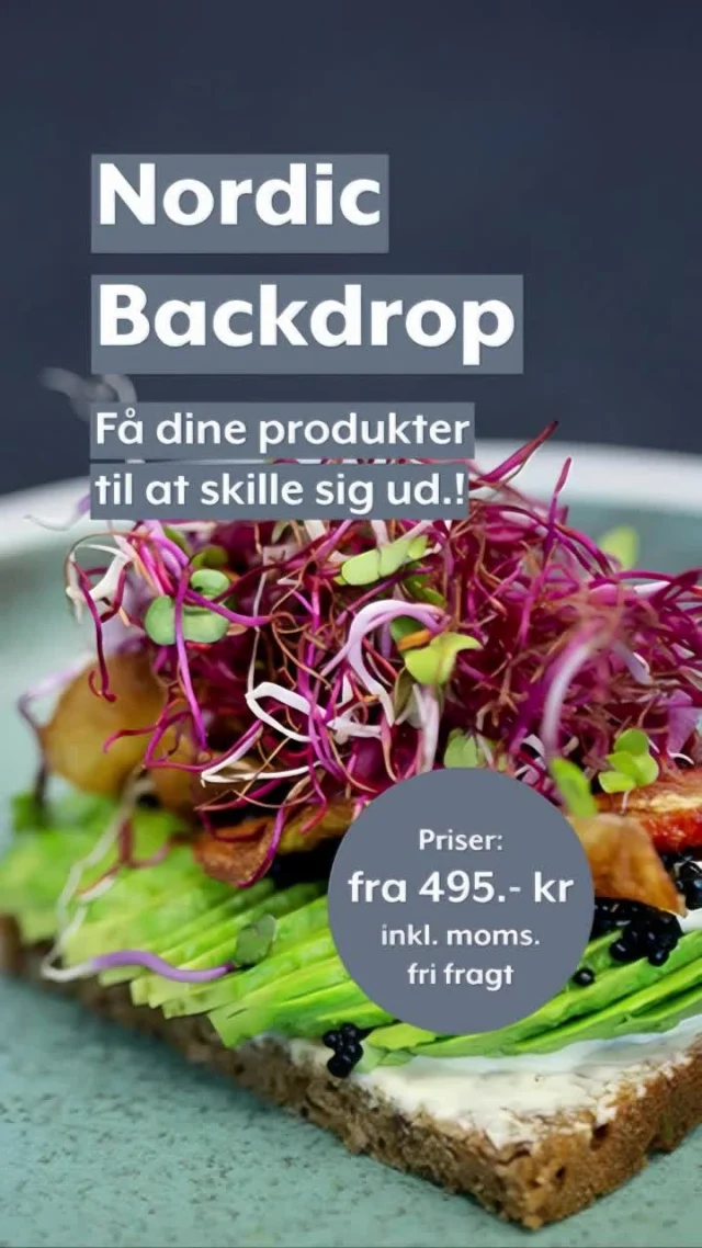 Få dine produkter til at stå skarpt

Et godt produktfoto gør forskellen – det fremhæver kvalitet, detaljer og skaber tillid hos dine kunder. Med Nordic Backdrops får du baggrunde, der giver et professionelt look til webshop, SoMe og kampagner.

Nem opsætning, flot udtryk – og klar til brug igen og igen.

Har du spørgsmål eller brug for sparring om den rigtige løsning? Kontakt os gerne – vi hjælper dig med at finde den rette backdrop.

📞 +45 88 44 22 14
📧 support@nordicbackdrop.com
🌐 www.nordicbackdrop.com

#photoshoot #photographer #influencer #youtuber #background #nordicbackdrop #backdrop #recycled #genbrug  #fotobaggrund #photobackground #photobackdrop #fotoshooting #fotograf #fotohintergrund #wiederverwenden  #fotohintergrund #inlovewithgoodpictures #greenscreen #video  #greenscreenoverlays #green #greenscreenstudio #isome