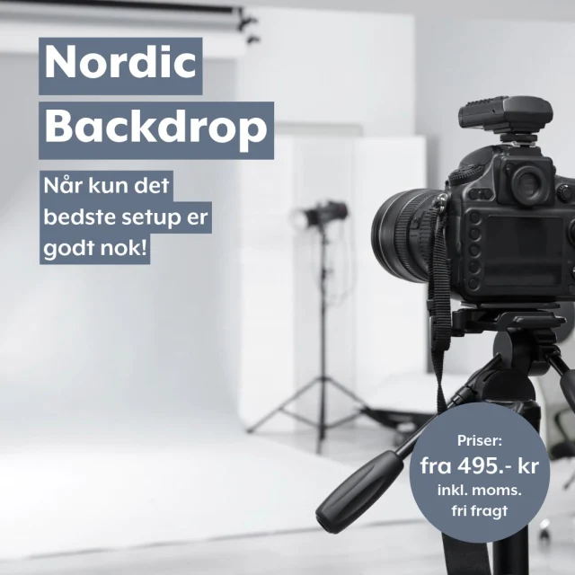 Når kun det bedste setup er godt nok!

Som professionel fotograf ved du, at den rette baggrund kan være forskellen mellem et godt billede og et uforglemmeligt billede. Nordic Backdrops er skabt til at levere netop det – ro, dybde og en æstetik, der fremhæver motivet uden at tage fokus.

Vores backdrops er produceret i slidstærke materialer med vandfaste og UV-resistente farver, så de kan bruges igen og igen – både i studiet og on-location. Nem opsætning, professionelt look, og et udvalg af designs, der passer til enhver opgave.

Når kvalitet, fleksibilitet og holdbarhed betyder noget – vælg en backdrop, der arbejder lige så hårdt som du gør.

📞 +45 88 44 22 14
📧 support@nordicbackdrop.com
🌐 www.nordicbackdrop.com

#photoshoot #photographer #influencer #youtuber #background #nordicbackdrop #backdrop #recycled #genbrug  #fotobaggrund #photobackground #photobackdrop #fotoshooting #fotograf #fotohintergrund #wiederverwenden  #fotohintergrund #inlovewithgoodpictures #greenscreen #video  #greenscreenoverlays #green #greenscreenstudio #isome