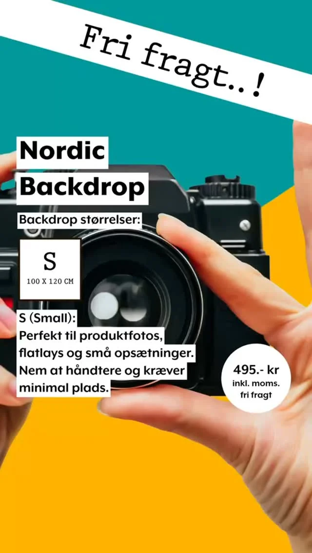 Baggrunde til mode- og modelfotos – i den størrelse du har brug for.!

Hos Nordic Backdrop finder du backdrops i flere størrelser, så du kan vælge præcis det format, der passer til dit shoot – fra mindre setups til fuldkropsfotografering.

Priserne starter fra kun 495 kr., og vi giver altid fri fragt til hele EU.
Nem opsætning, professionelt udtryk – og klar til at løfte dine billeder til næste niveau.

📞 +45 88 44 22 14
📧 support@nordicbackdrop.com
🌐 www.nordicbackdrop.com

#photoshoot #photographer #influencer #youtuber #background #nordicbackdrop #backdrop #recycled #genbrug  #fotobaggrund #photobackground #photobackdrop #fotoshooting #fotograf #fotohintergrund #wiederverwenden #isome  #fotohintergrund #inlovewithgoodpictures #greenscreen #video #greenscreenoverlays #green #greenscreenstudio #isome