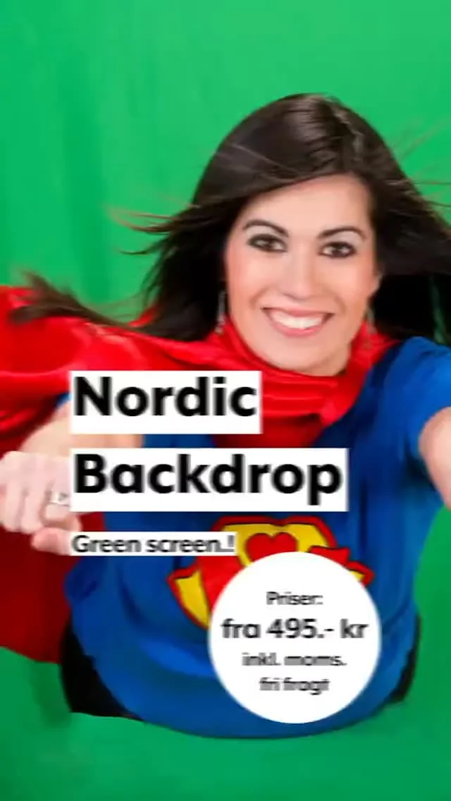 Skab dit eget univers med Green Screen

Med en Green Screen kan du forvandle ethvert shoot eller optagelse til præcis den scene, du ønsker. Perfekt til video, foto, livestreams og kreative projekter, hvor du vil have fuld kontrol over baggrunden.

Vores Green Screens er lavet i holdbare materialer, der giver en jævn og ensartet farve – nem at arbejde med i både foto- og videoredigering.

Ideel til fotografer, YouTubere, influencere og studier, der vil have uendelige muligheder på en enkel måde.

Nem opsætning. Professionelt resultat. Klar til dit næste projekt.

📞 +45 88 44 22 14
📧 support@nordicbackdrop.com
🌐 www.nordicbackdrop.com

#photoshoot #photographer #influencer #youtuber #background #nordicbackdrop #backdrop #recycled #genbrug  #fotobaggrund #photobackground #photobackdrop #fotoshooting #fotograf #fotohintergrund #wiederverwenden  #fotohintergrund #inlovewithgoodpictures #greenscreen #video  #greenscreenoverlays #green #greenscreenstudio #isome