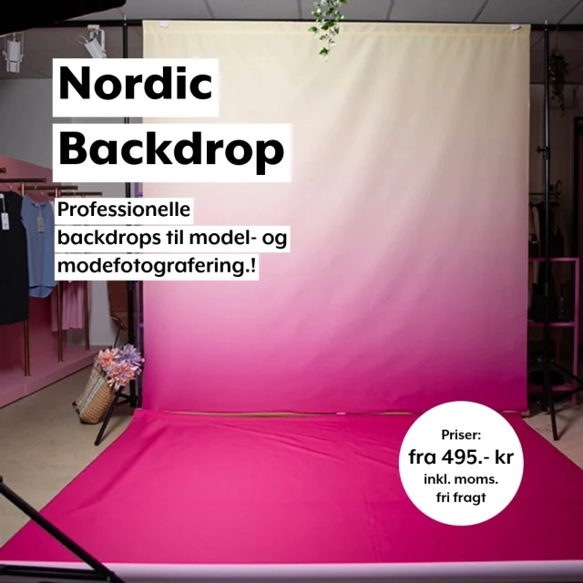 Modefotografering starter med den rette baggrund.!

I både model- og modefotos er baggrunden med til at definere stemningen og fremhæve udtrykket.

Nordic Backdrops tilbyder et bredt udvalg af designs – fra farverige til minimalistiske – der gør det nemt at skabe det look, du ønsker.

Professionel kvalitet, nem opsætning og et moderne udtryk – klar til dit næste shoot.

📞 +45 88 44 22 14
📧 support@nordicbackdrop.com
🌐 www.nordicbackdrop.com

#photoshoot #photographer #influencer #youtuber #background #nordicbackdrop #backdrop #recycled #genbrug  #fotobaggrund #photobackground #photobackdrop #fotoshooting #fotograf #fotohintergrund #wiederverwenden #isome  #fotohintergrund #inlovewithgoodpictures #greenscreen #video #greenscreenoverlays #green #greenscreenstudio #isome